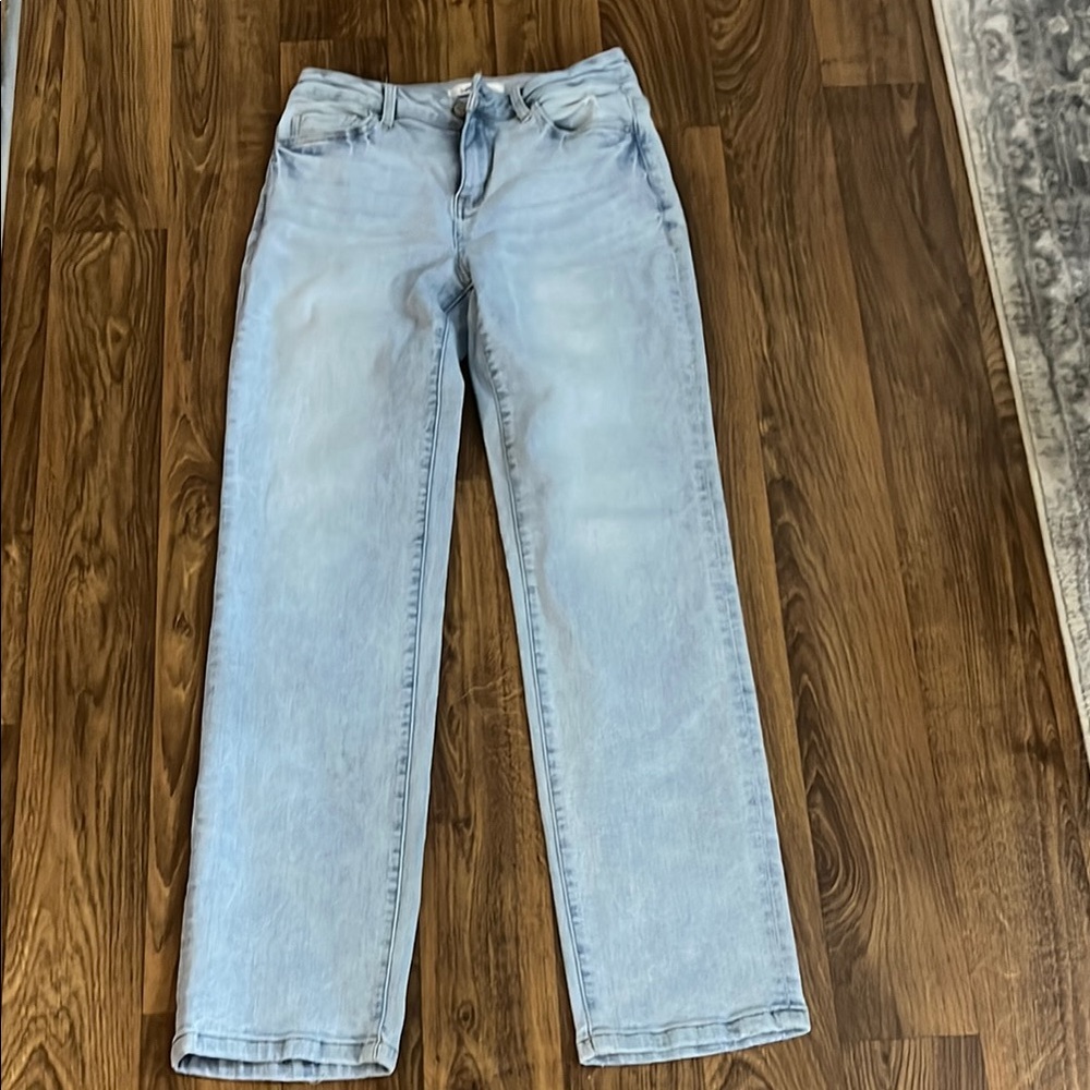 Willow & Root Light Wash Low Slung  Jeans Straight Leg Size 26
